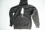 Tree Zip Up Hooded Sweatshirt