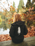 Tree Zip Up Hooded Sweatshirt